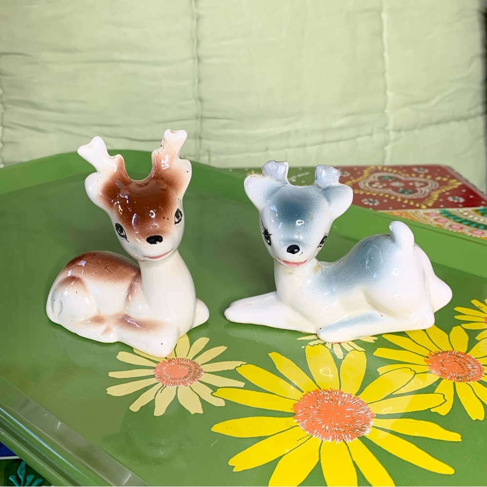 50s MCM Reindeer Figurines
